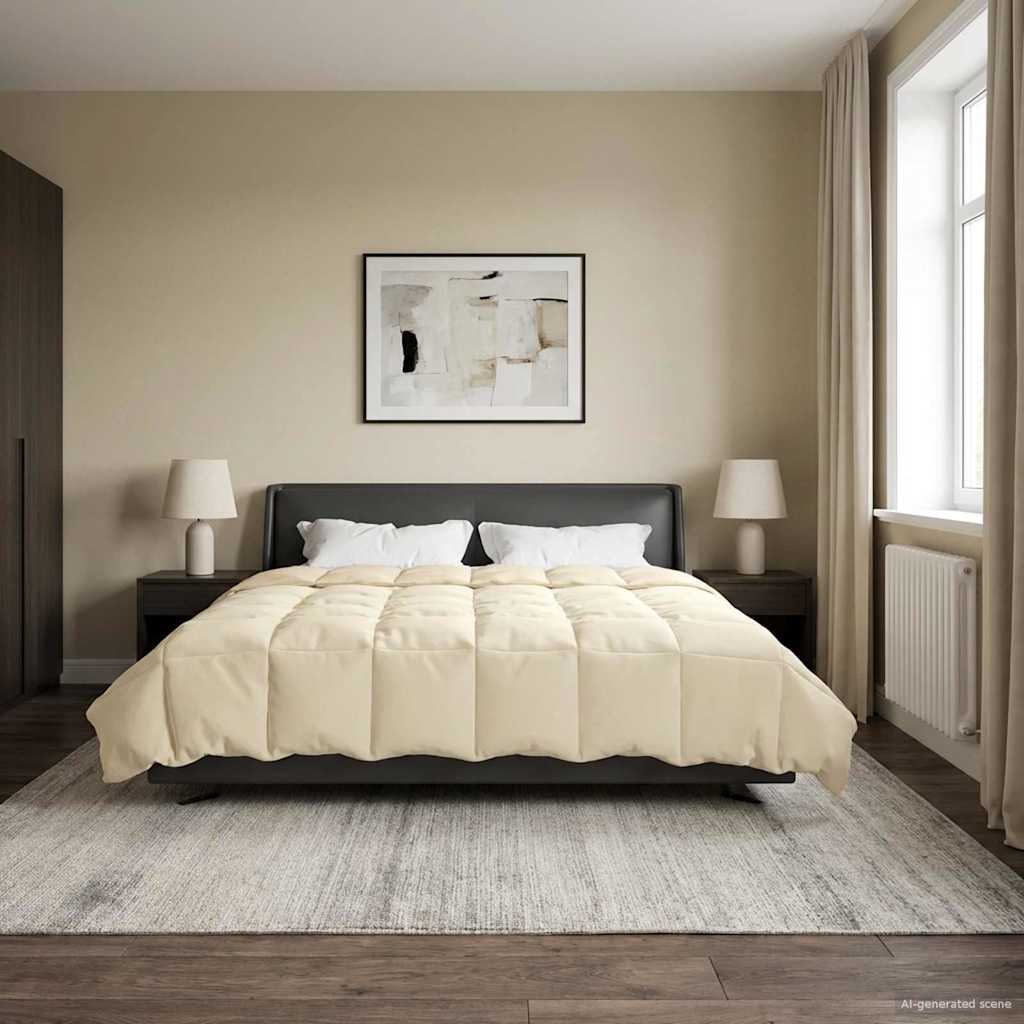 Sommerdecke Gesteppt Anthrazit 135 x 200 cm Mikrofaser
