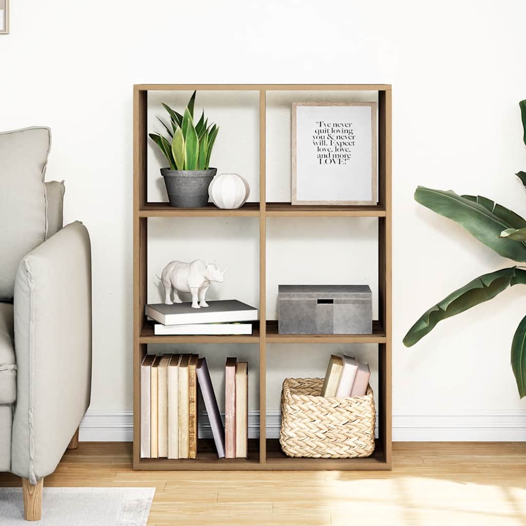 Bücherregal Weiß 137,5x29x137,5 cm Holzwerkstoff