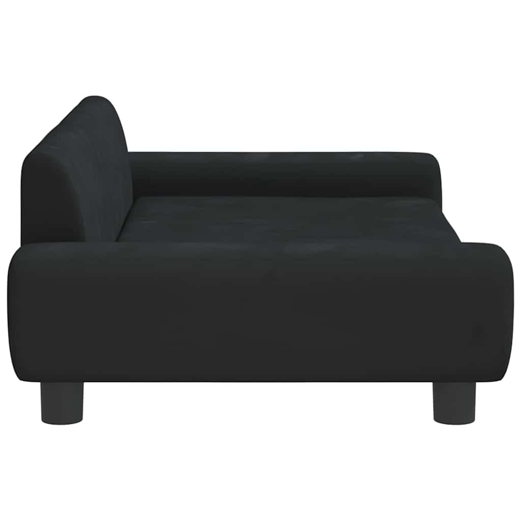Hundebett Blau 100x54x33 cm Samt