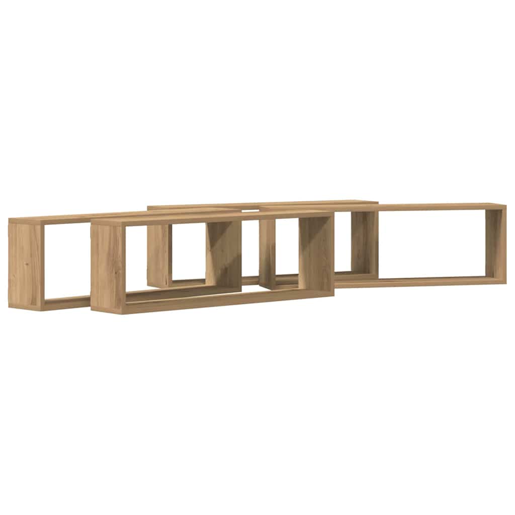 Würfelregale 2 Stk. Weiß 30x15x30 cm