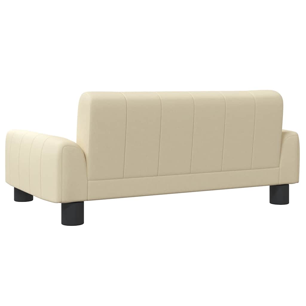 Hundebett Creme 90x53x30 cm Stoff