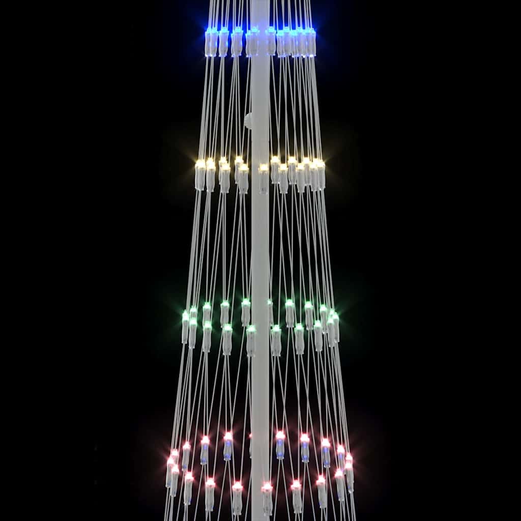 LED-Weihnachtsbaum Warmes Weiß 51 x 51 x 190 cm Metall