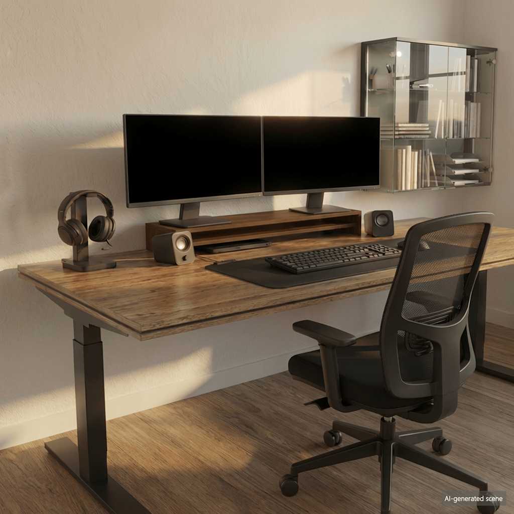 Monitorständer Weiß 100x24x13 cm Holzwerkstoff
