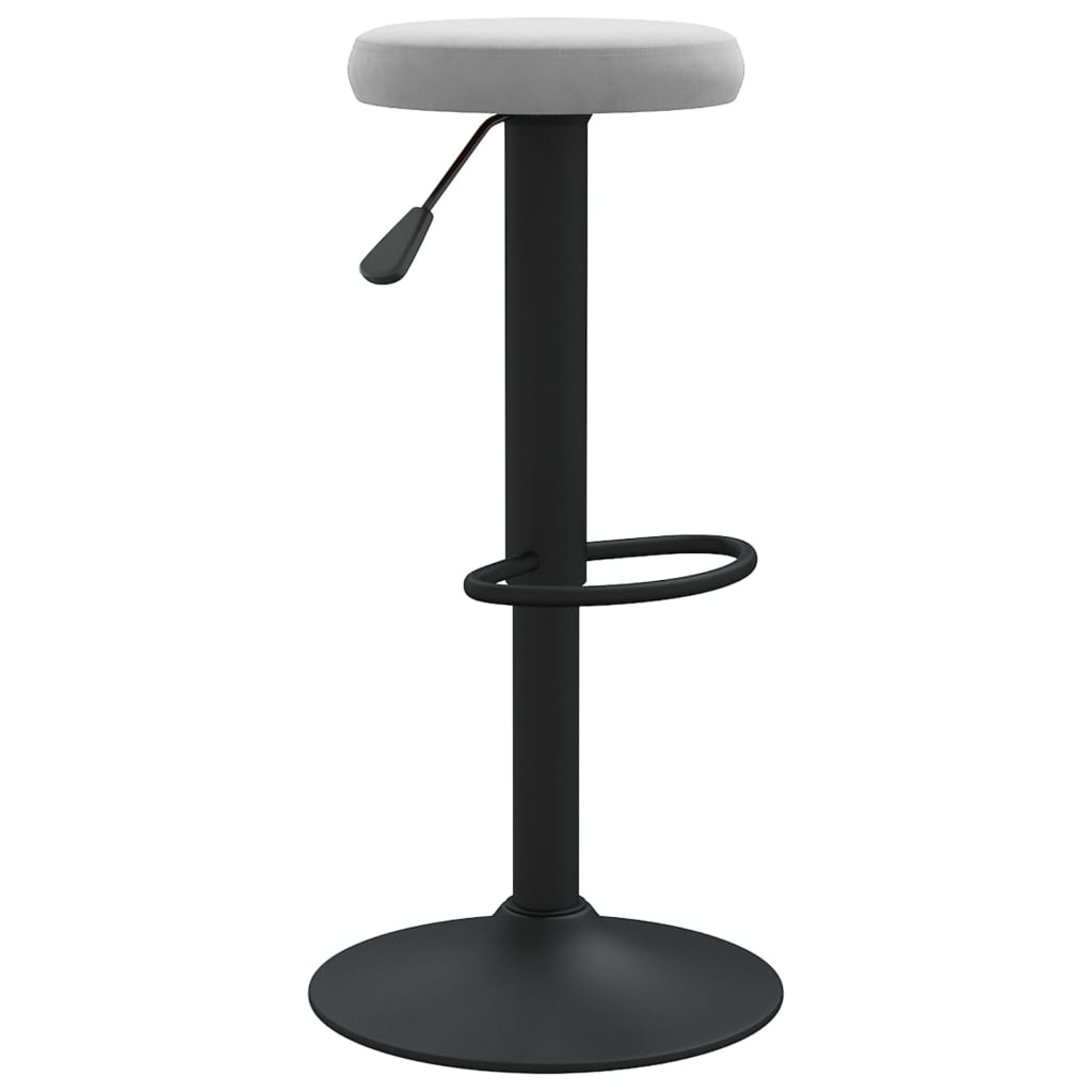 Barhocker 2 Stk. Schwarz Samt