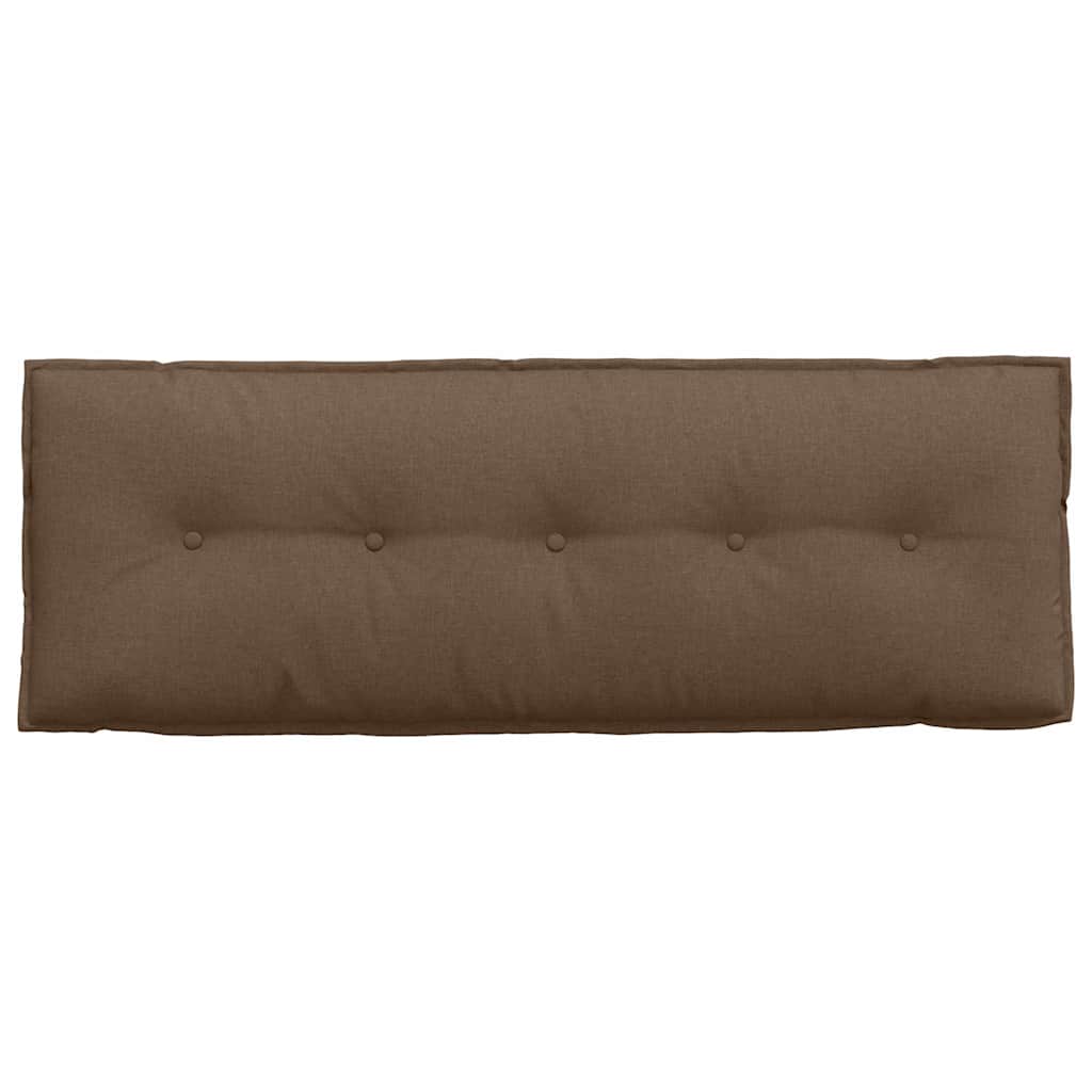 Rückenkissen Hellgrau 50 x 19 x 45 cm Stoff