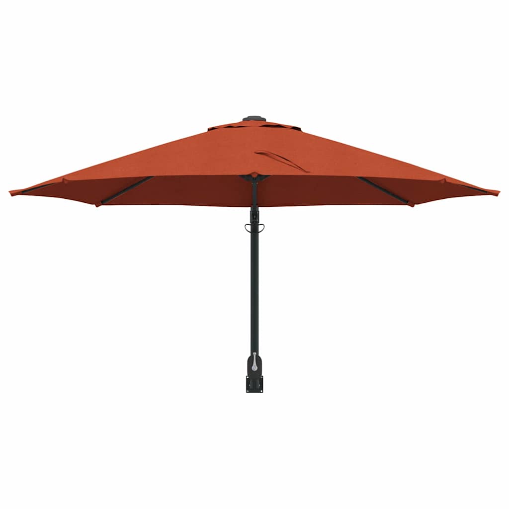 Garten-Sonnenschirm Sand 248 x 248 x 148 cm Polyester und Stahl