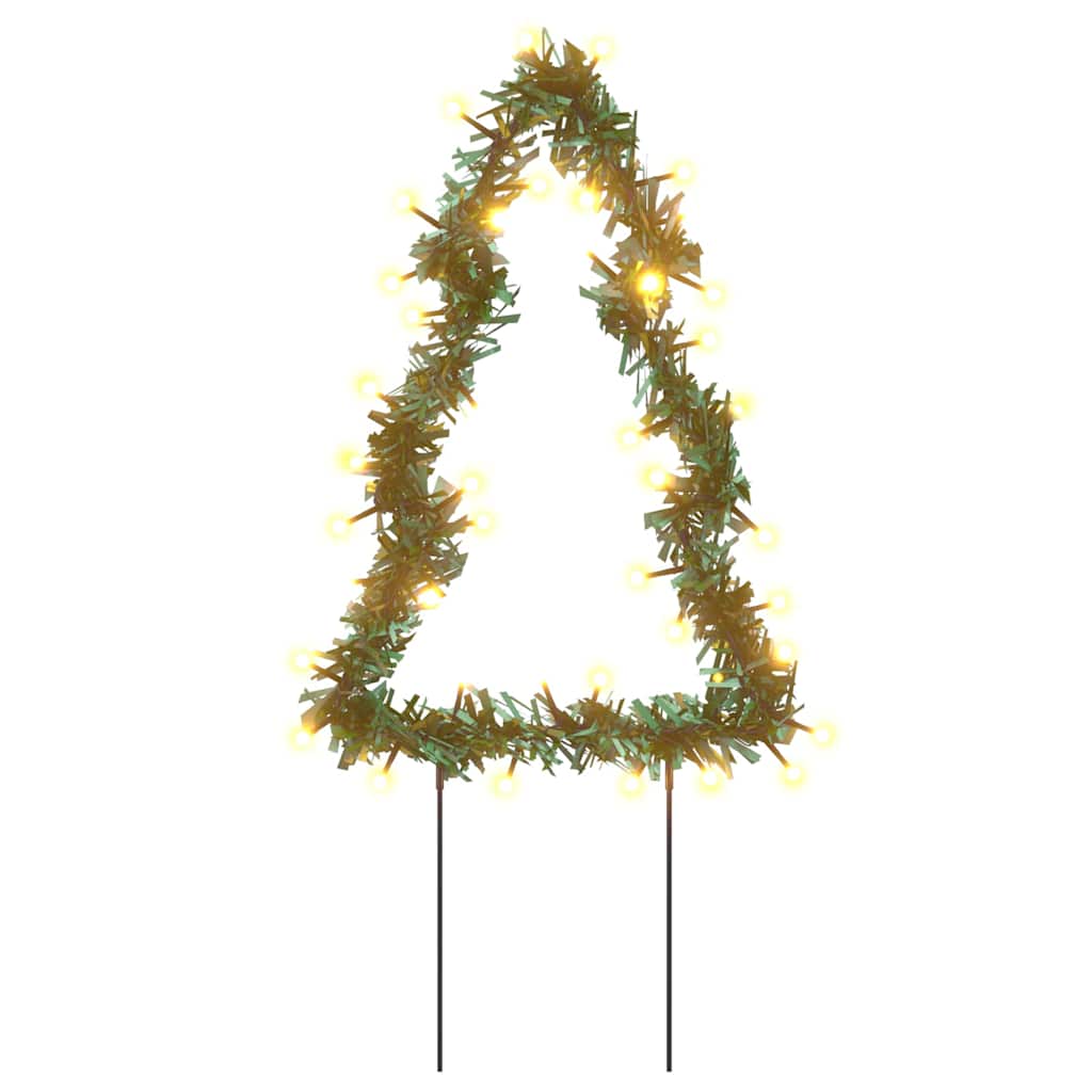 Weihnachtsbaum mit Erdspießen und 115 LEDs 90 cm