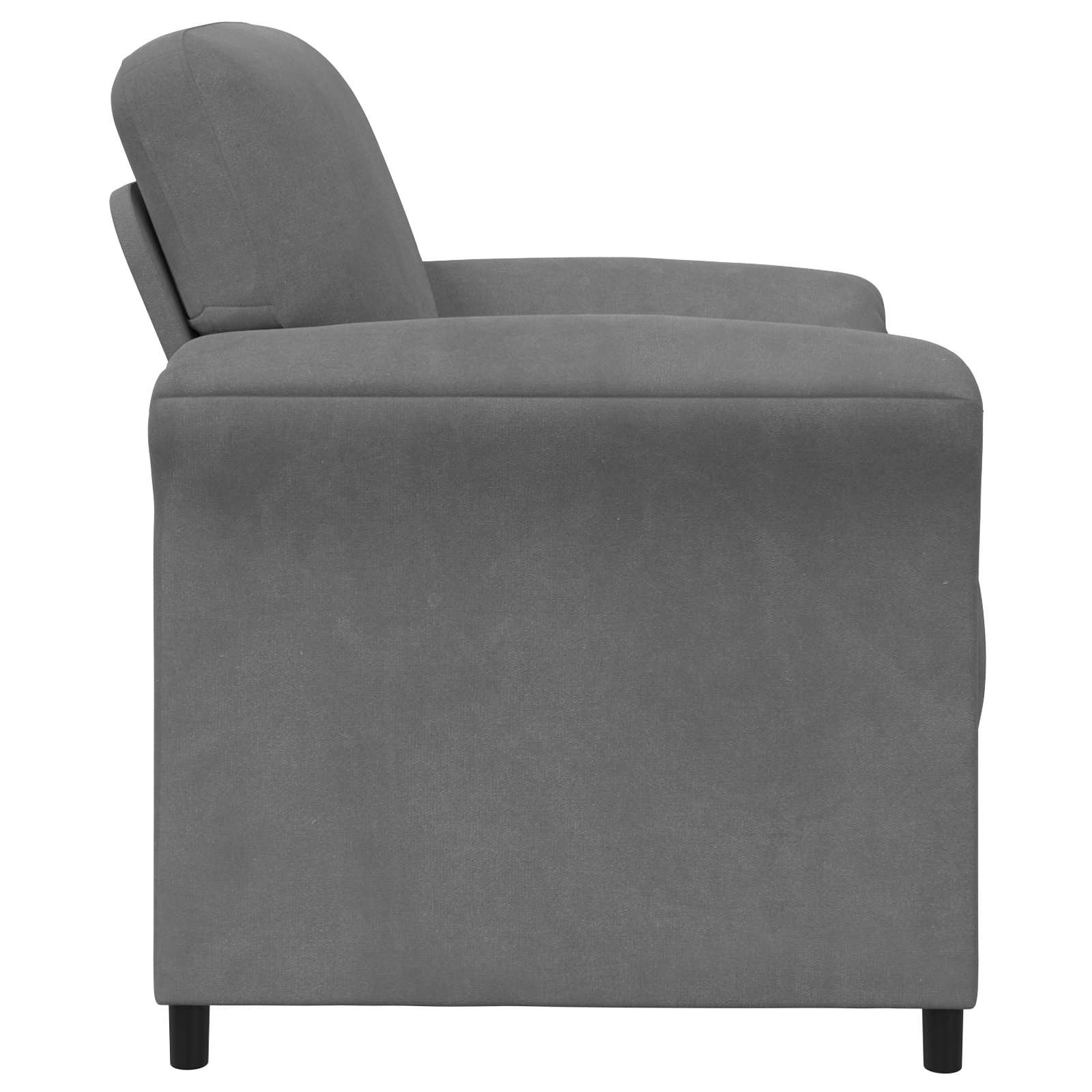 1-Sitzer Sofa Hellgrau 88 x 83 x 95 cm Samt