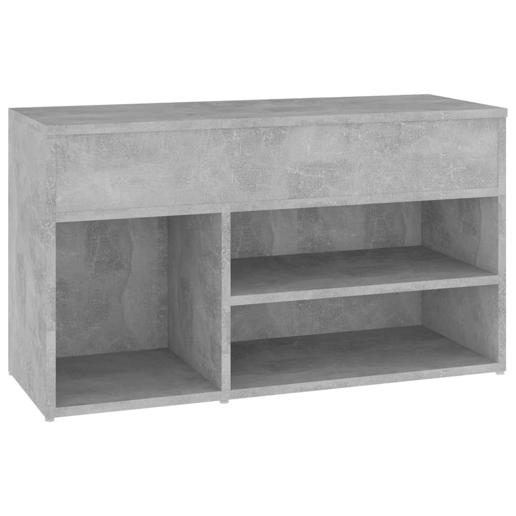 Schuhbank Weiß 60x30x45 cm Holzwerkstoff
