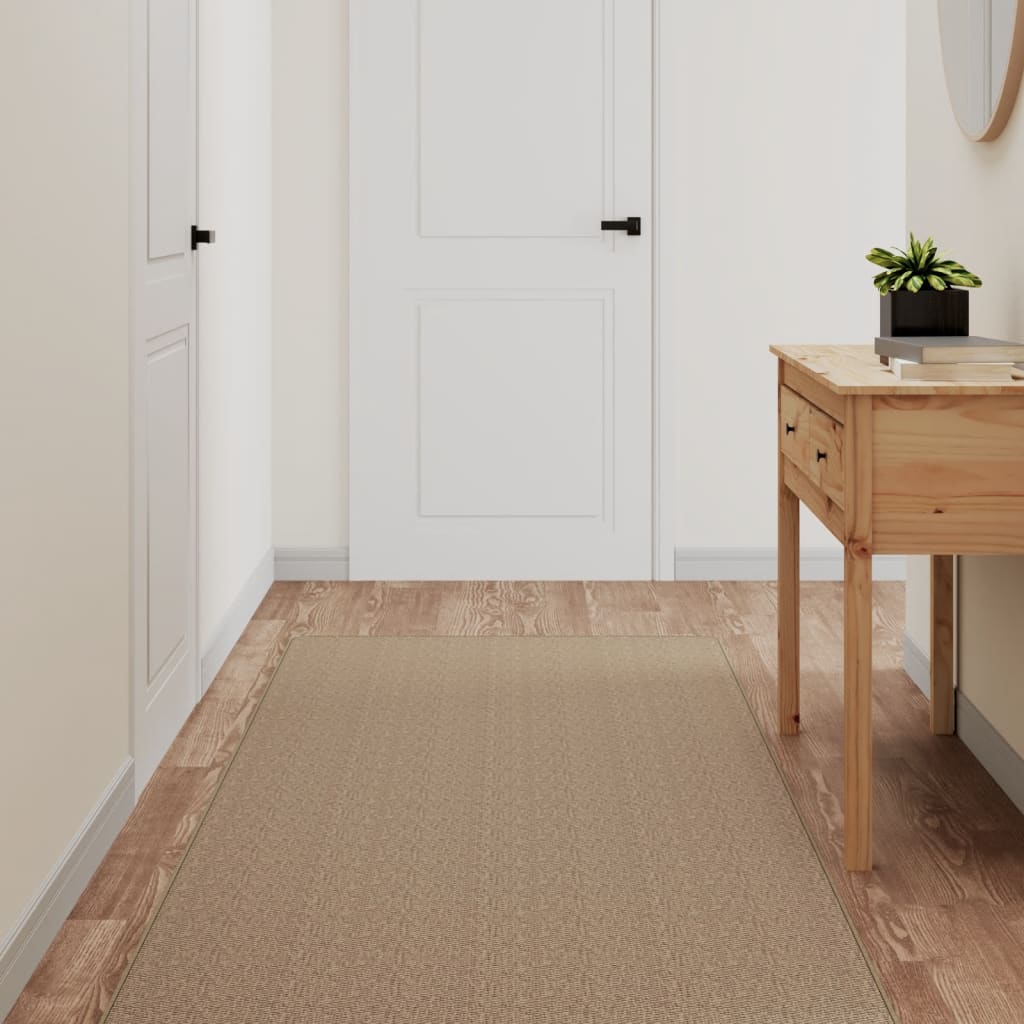 Teppichläufer Sisal-Optik Platina 50x100 cm
