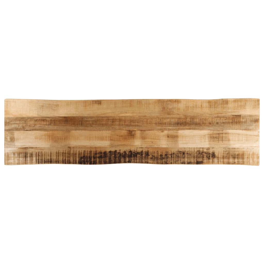 Tischplatte 40x40x2,5 cm Rechteckig Massivholz Akazie Baumkante