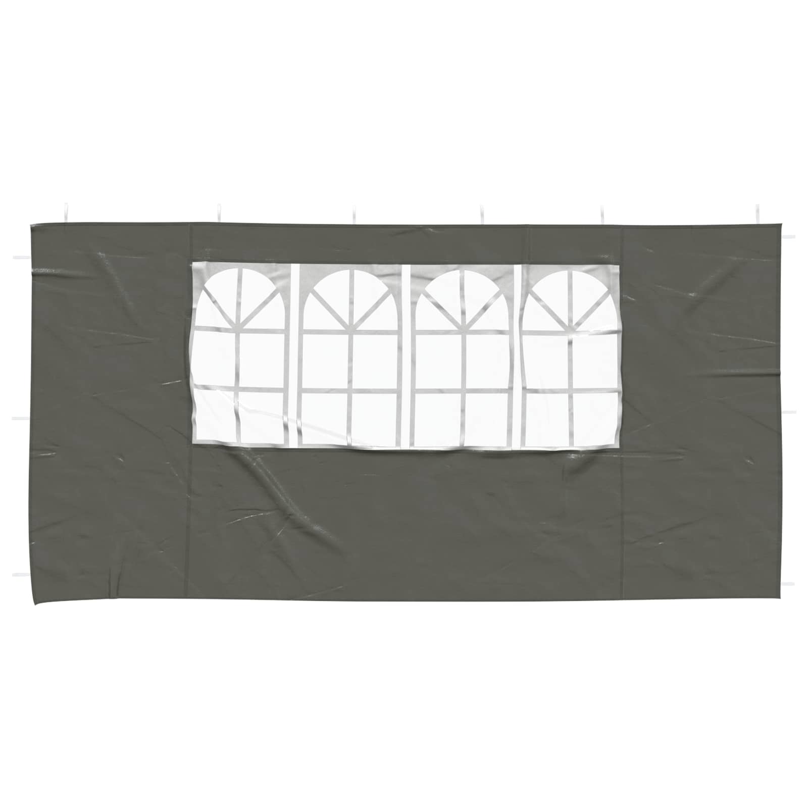 Party Zelt Seitenteil 2 pcs 300 x 195 cm Rot PE und Stahl