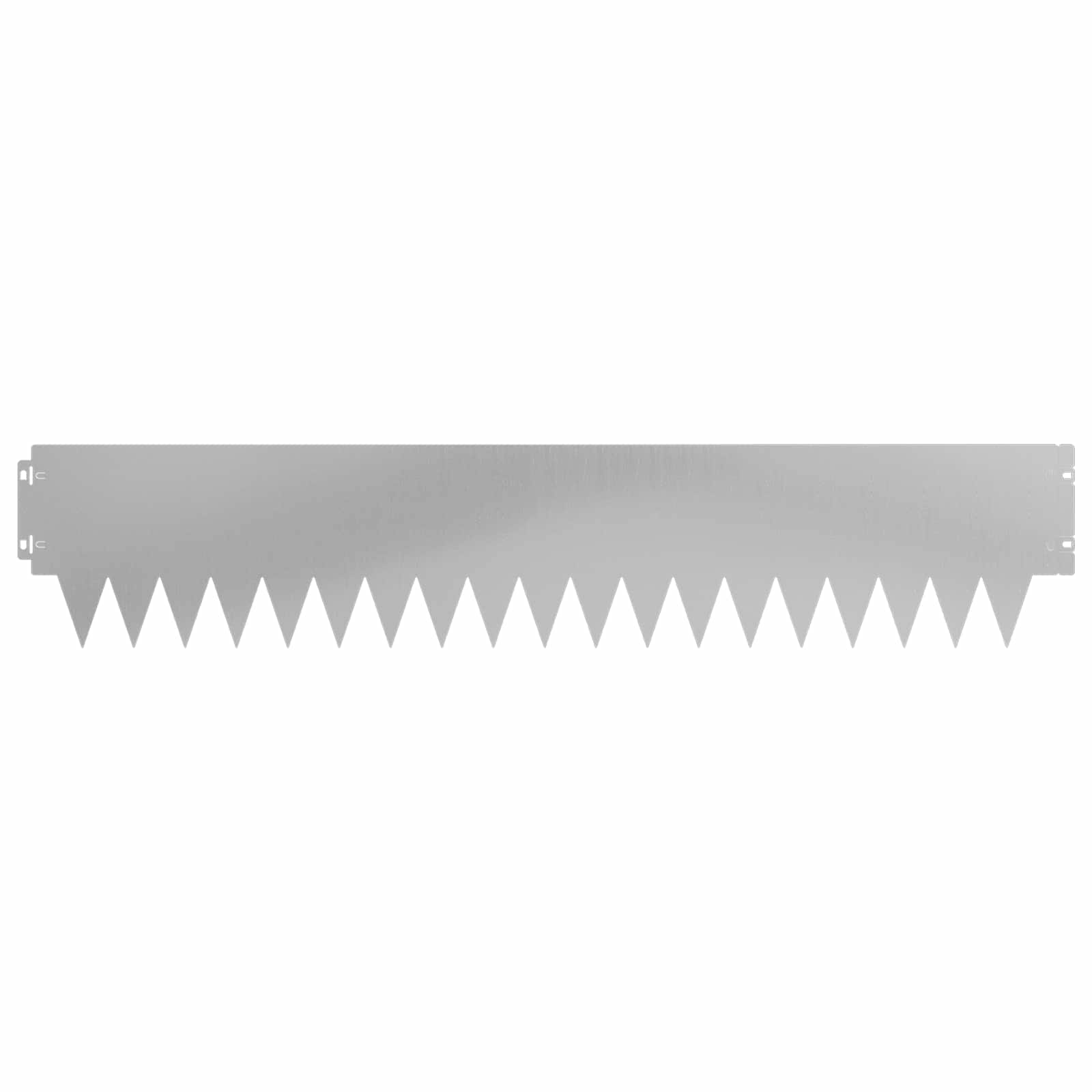 Raseneinfassung 10 pcs Länge Höhe 103 x 15 cm Stahl Schwarz