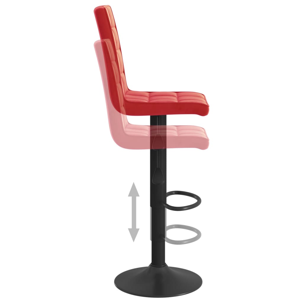 Barhocker Rosa Samt