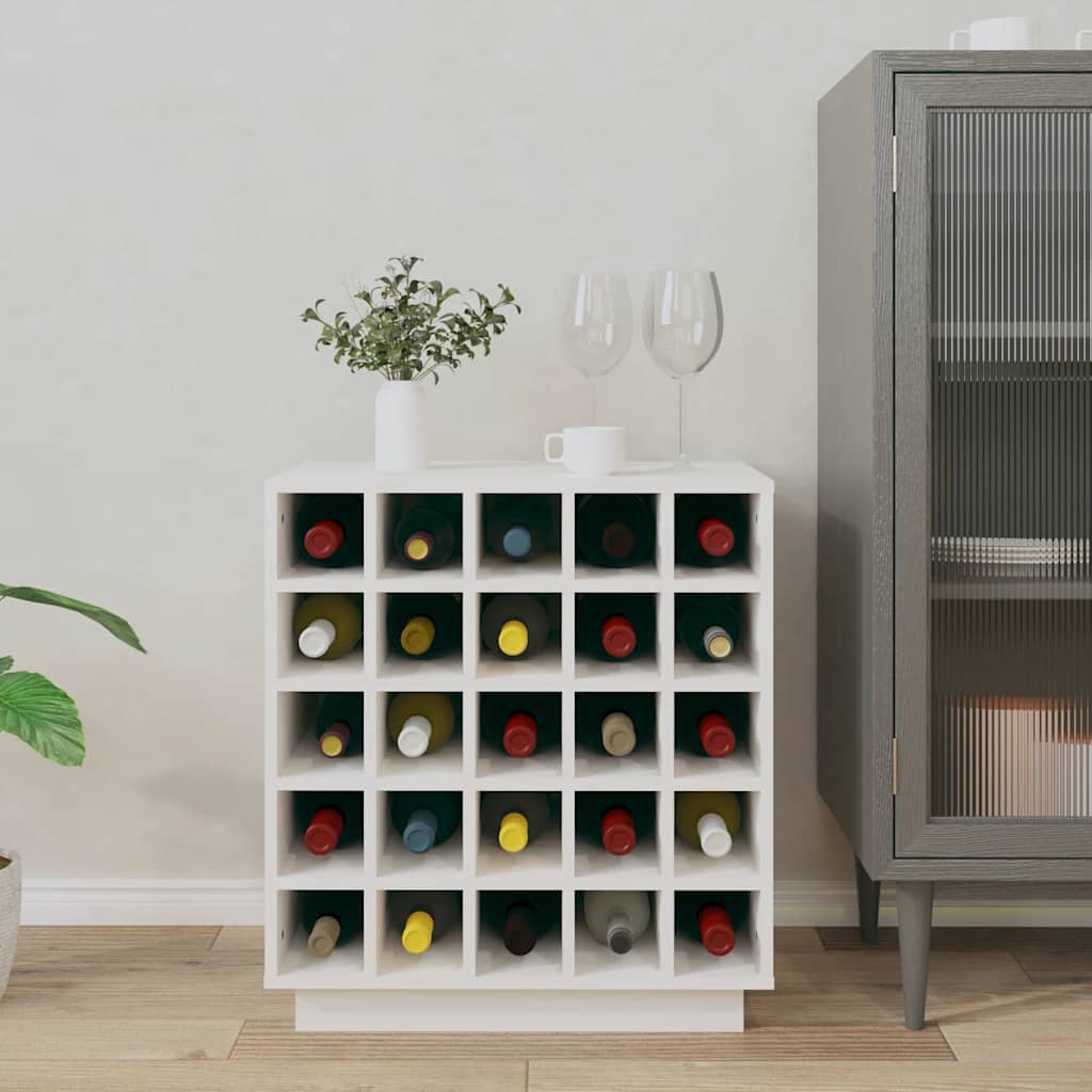 Weinregal 55,5x34x61 cm Massivholz Kiefer