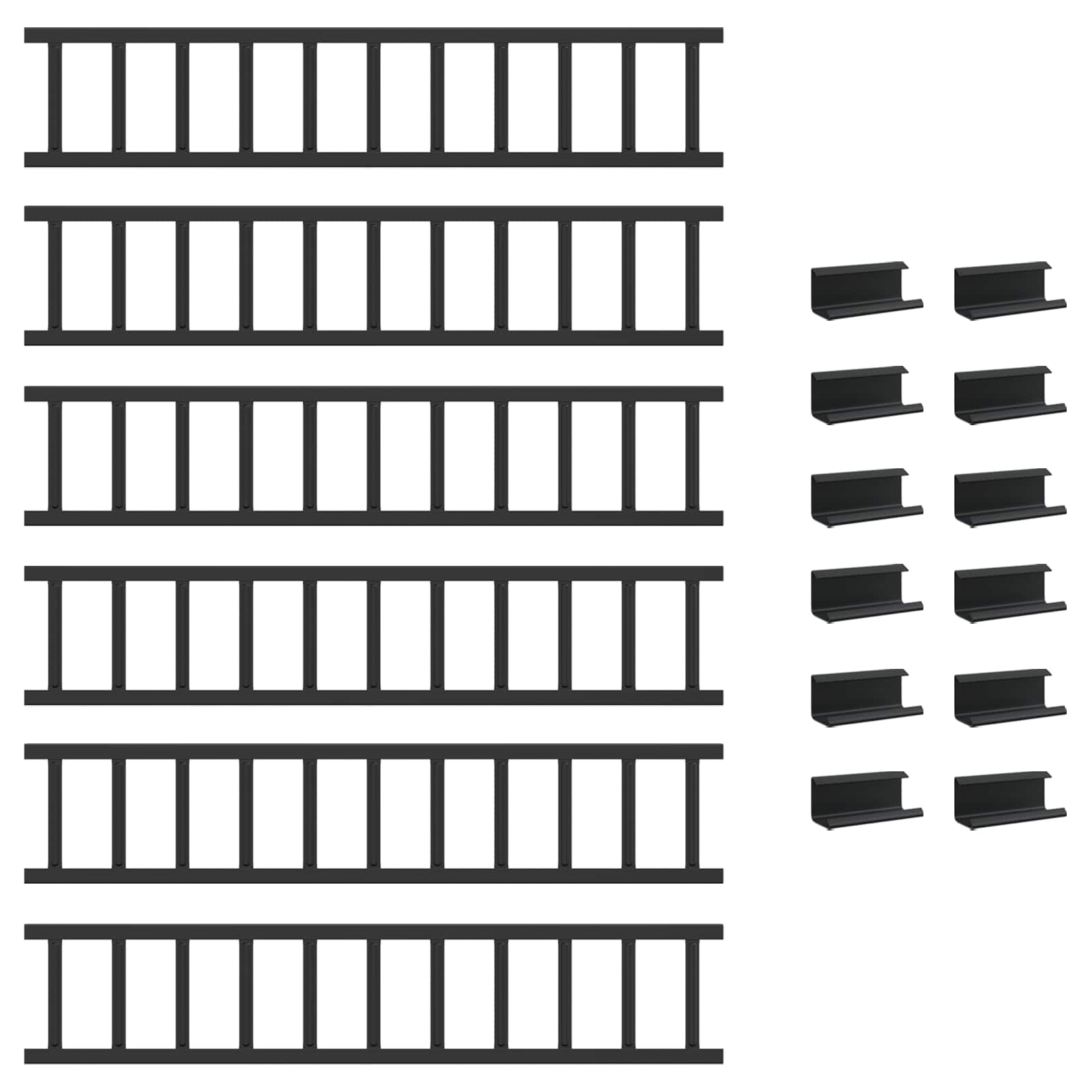 Dachschneeschild Anthrazit 100 x 2,5 x 20 cm Stahl