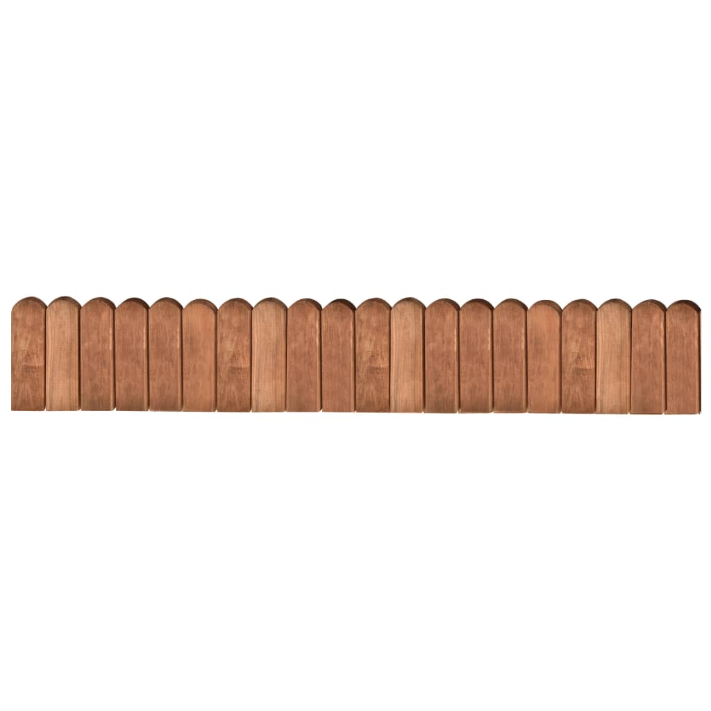 Beeteinfassungen 2 Stk. 120 cm Imprägniertes Kiefernholz