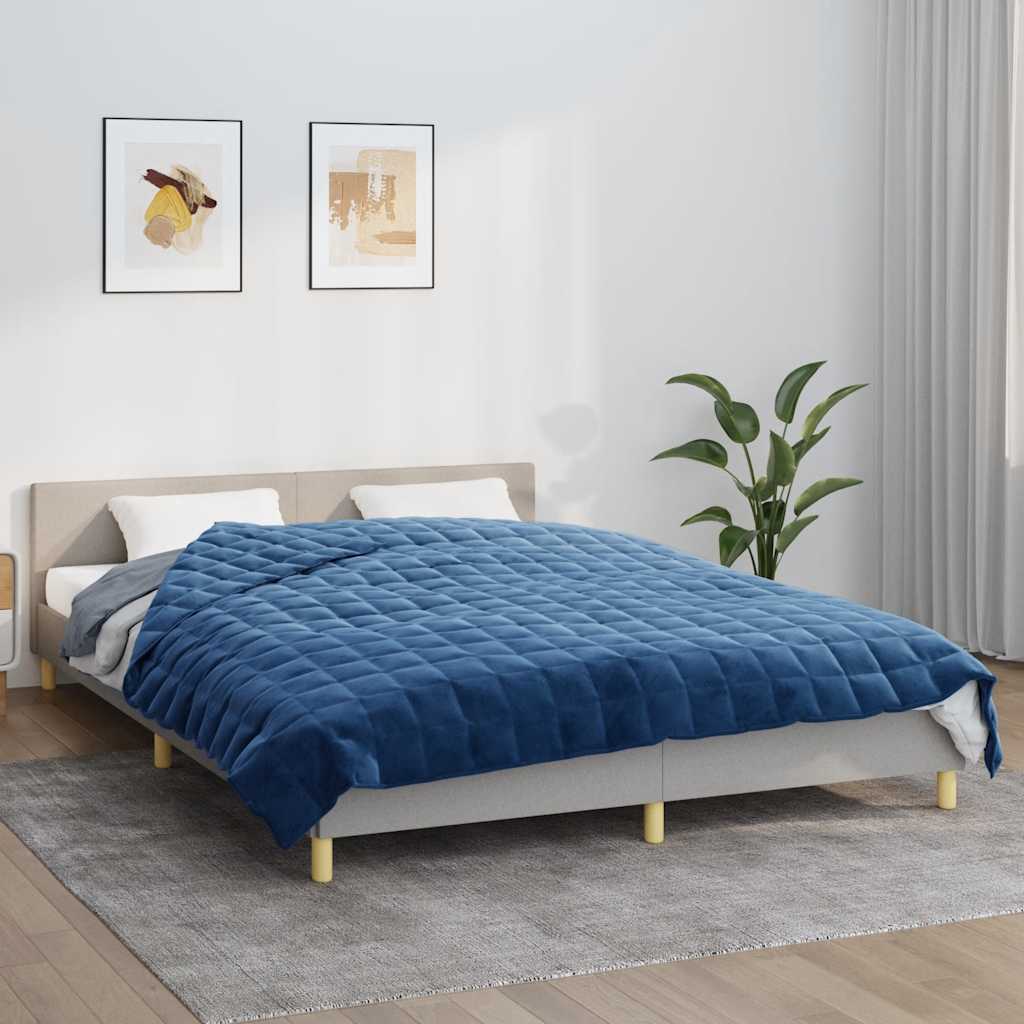 Gewichtsdecke Grau 122x183 cm 5 kg Stoff