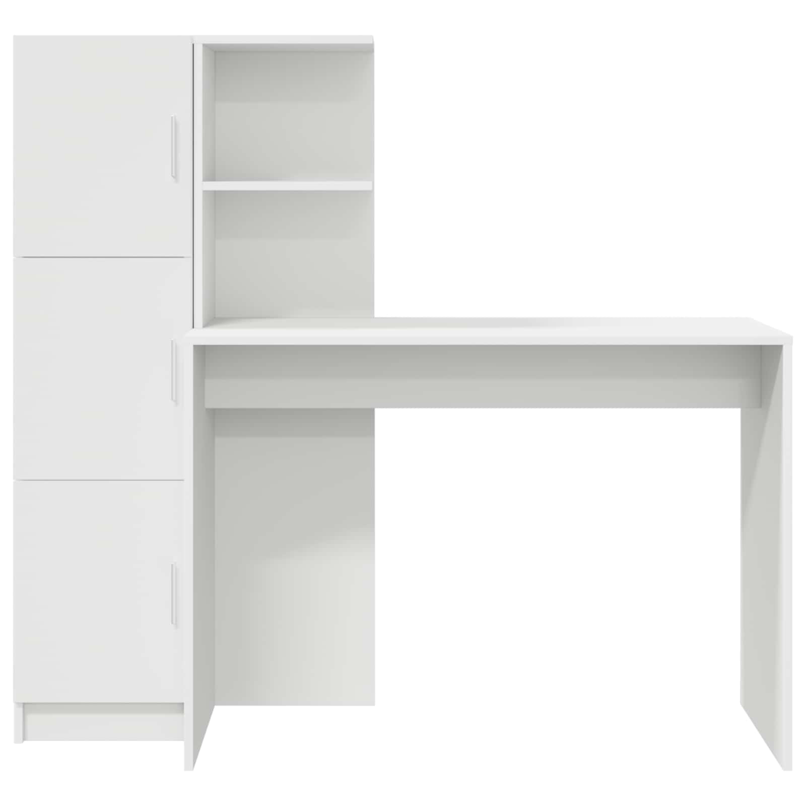 Schreibtisch 2 pcs Beton Grau