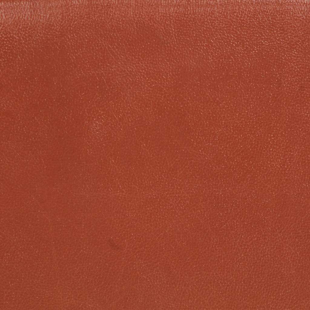Bank Turnbock-Design 160cm Braun Echtleder Massivholz Akazie