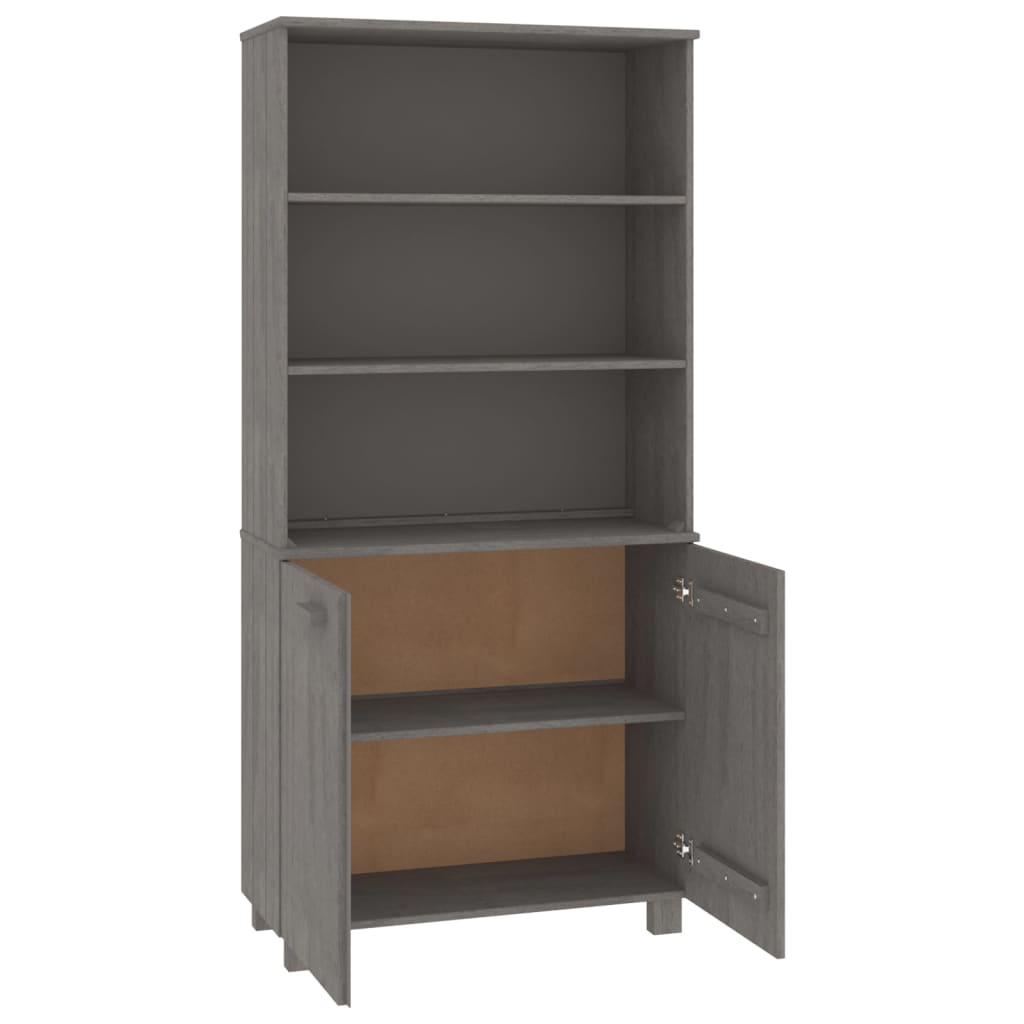 Highboard HAMAR Massivholz Kiefer Honigbraun