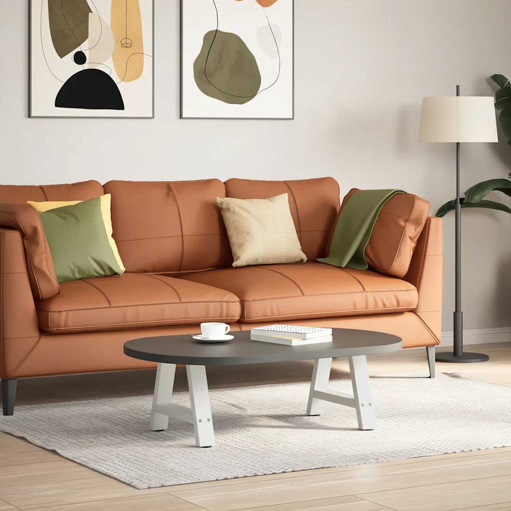 Couchtischbeine A-Form 2 Stk. 30x(30-31) cm Stahl