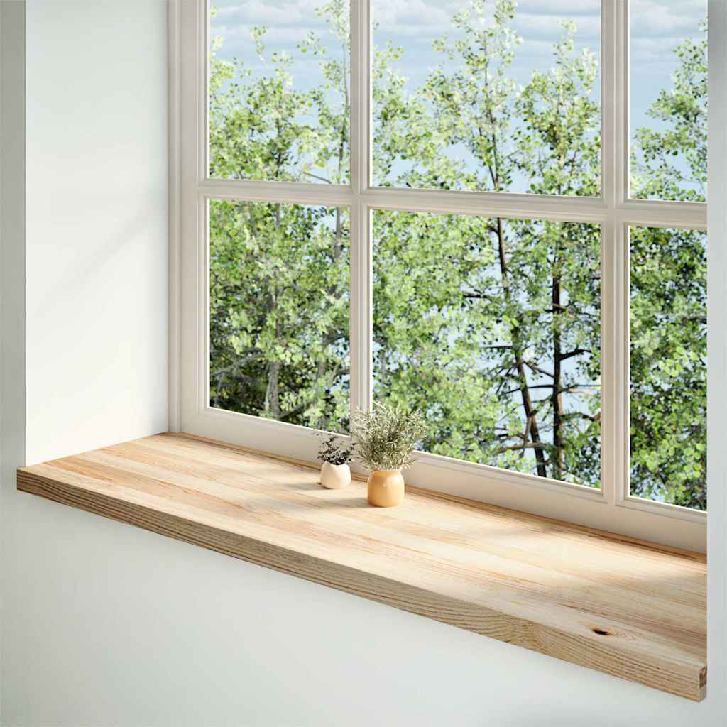 Fensterbänke 2 Stk. Unbehandelt 160x25x2 cm Massivholz Eiche