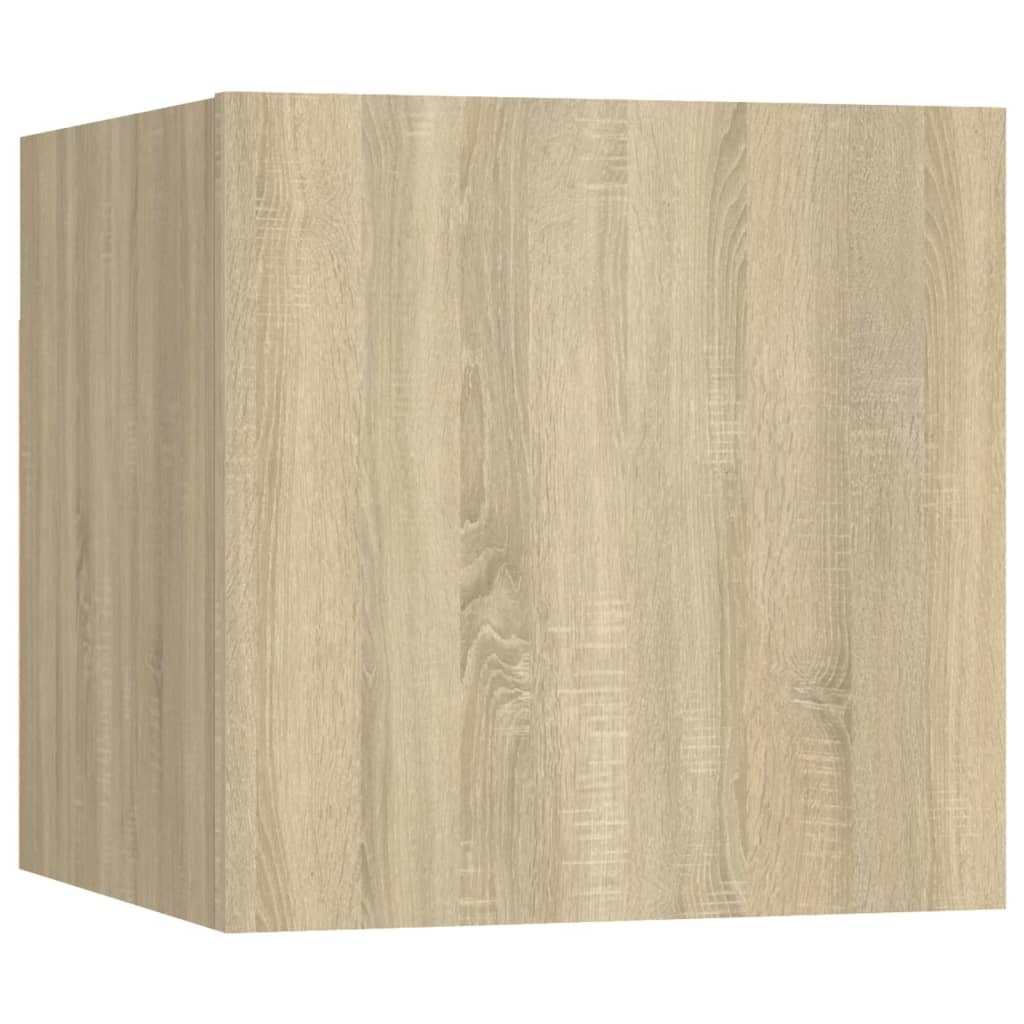 4-tlg. TV-Schrank-Set Weiß Holzwerkstoff