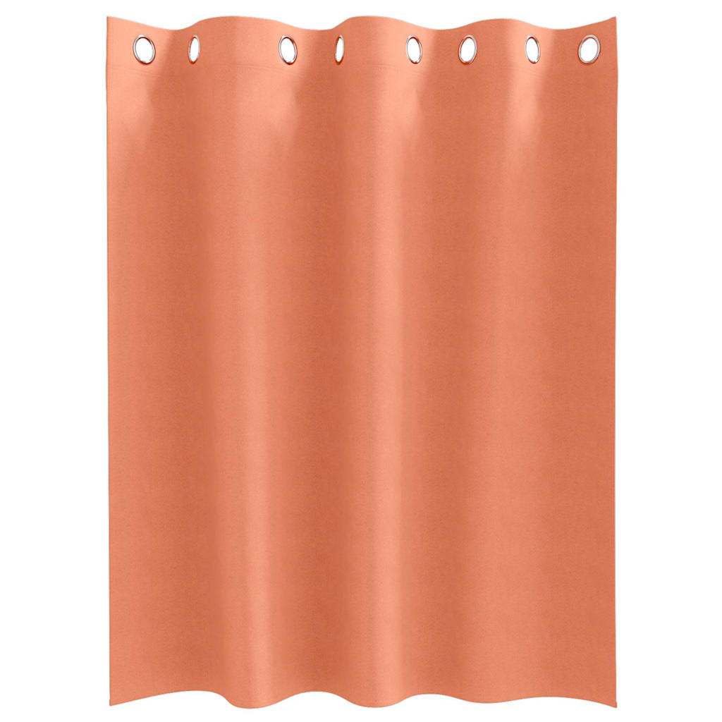 Verdunkelungs-Vorhänge mit Ringen 2 pcs Beige 140 x 140 cm