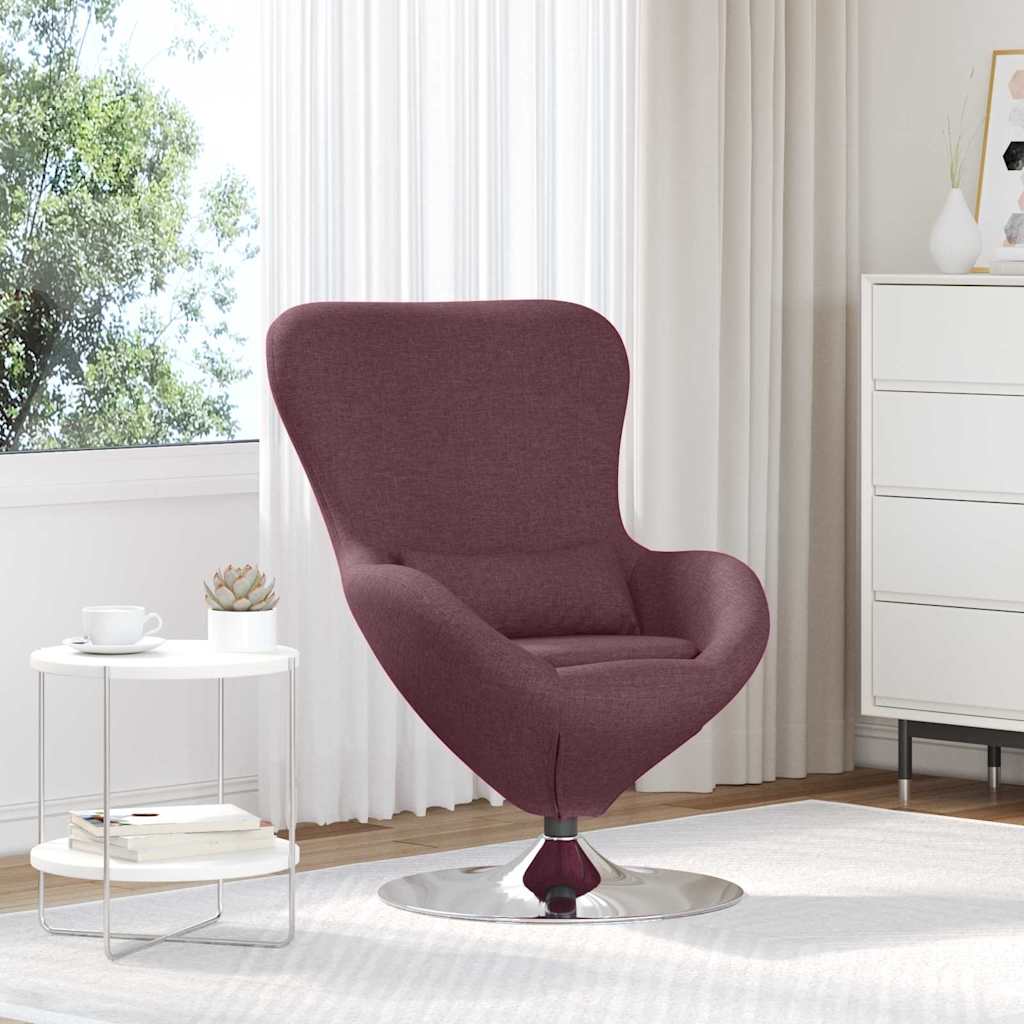 Eiersessel Hellgrau 63 x 73 x 90 cm Stoff