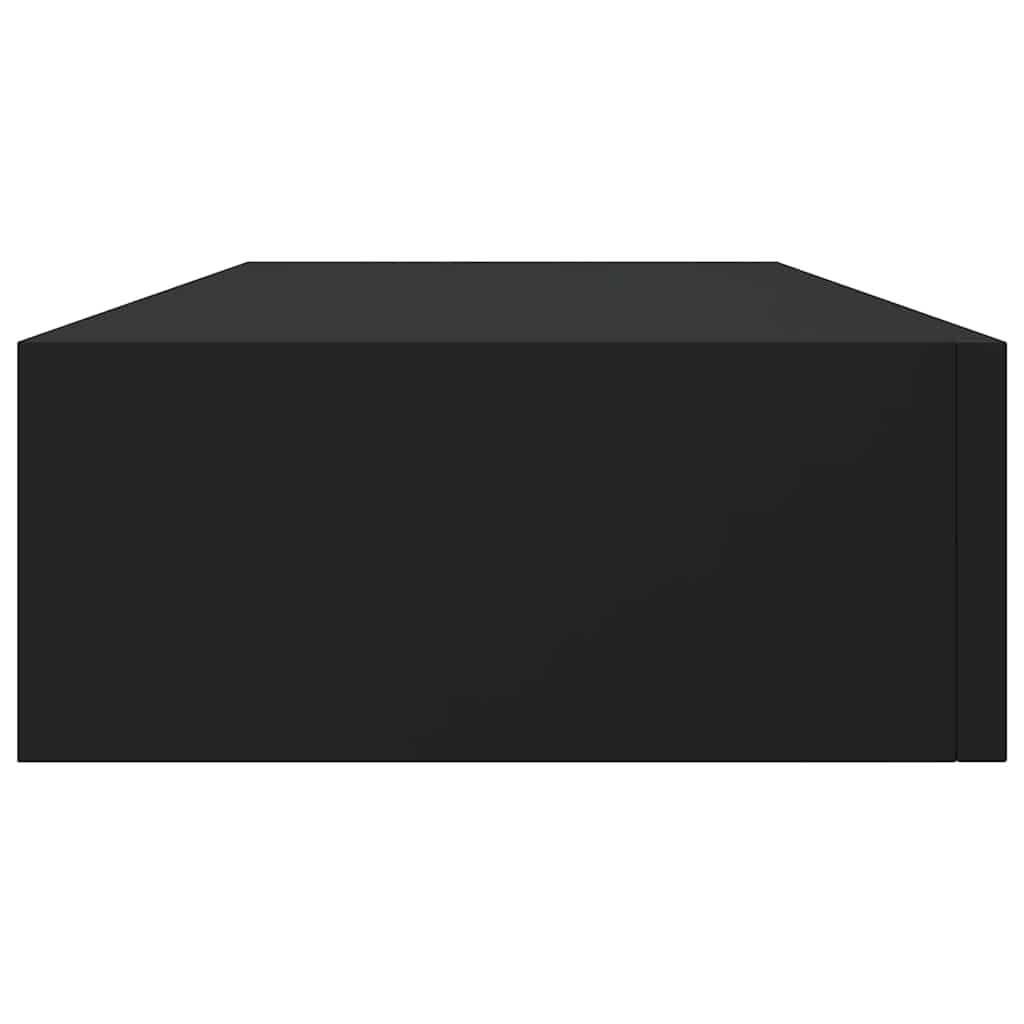 Wandregal mit Schublade Weiß 40x23,5x10 cm MDF