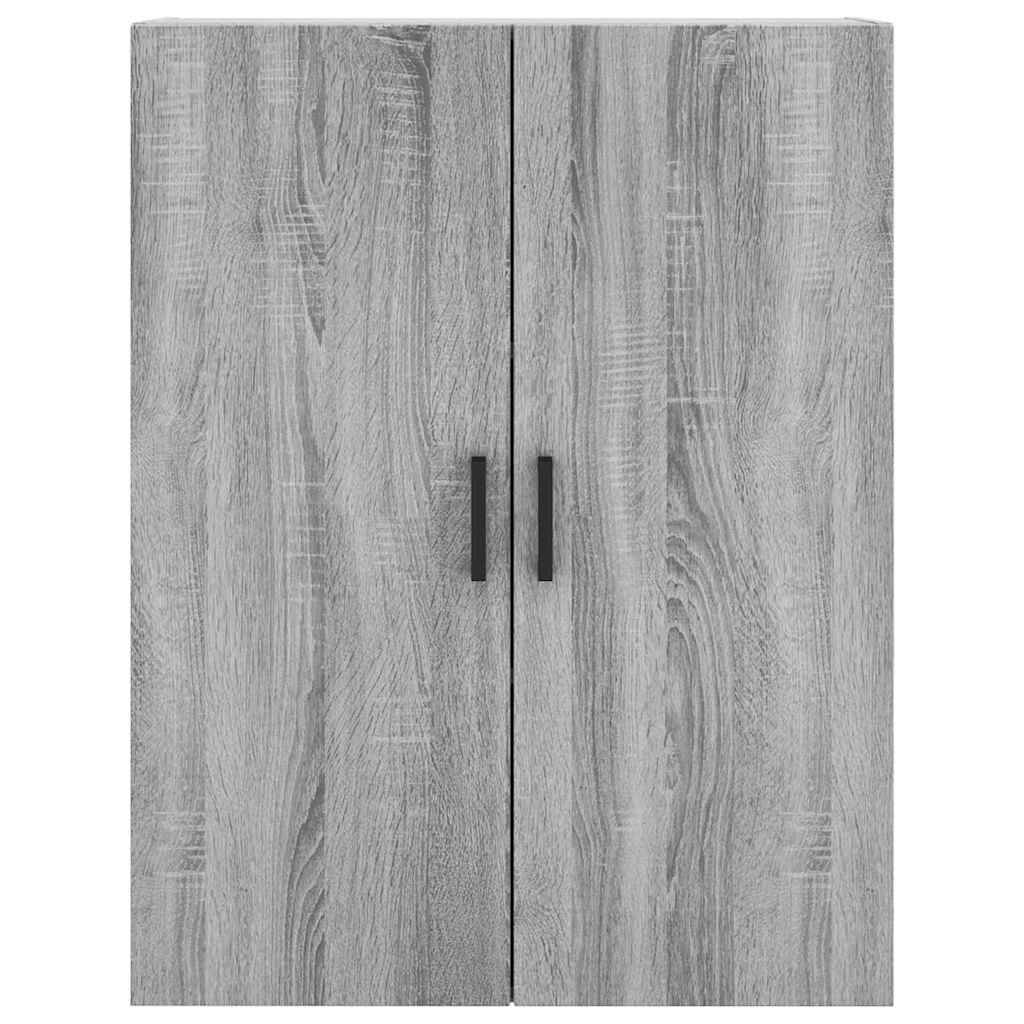Highboard Betongrau 69,5x34x180 cm Holzwerkstoff