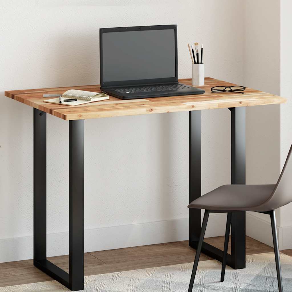 Tischplatte Rechteckig 60x50x2 cm Massivholz Akazie