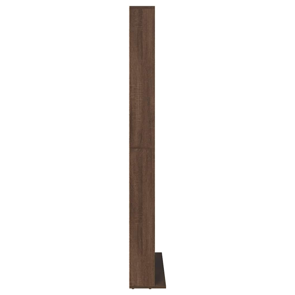 CD Regal Schwarz Eichen-Optik 101 x 23 x 177,5 cm Holzwerkstoff