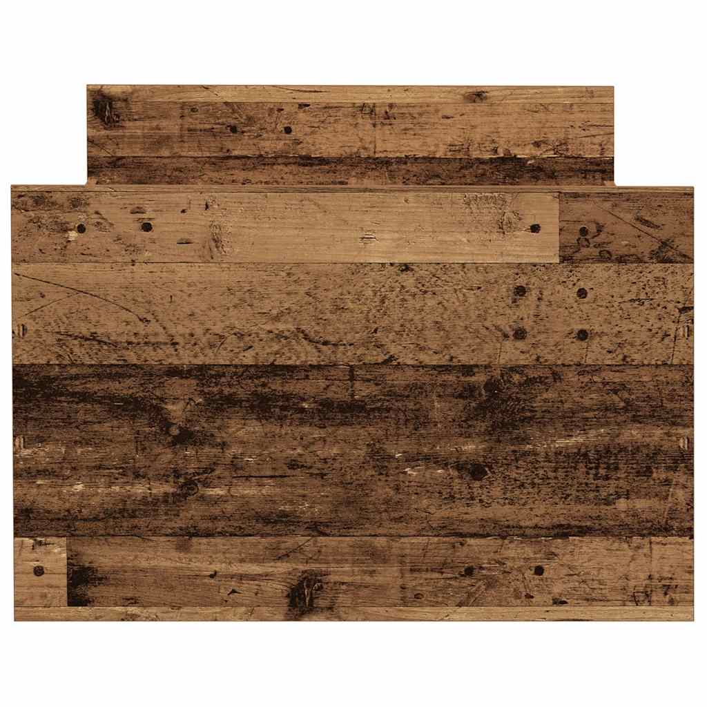 Bettgestell mit Kopf- und Fußteil Weiß 100x200 cm