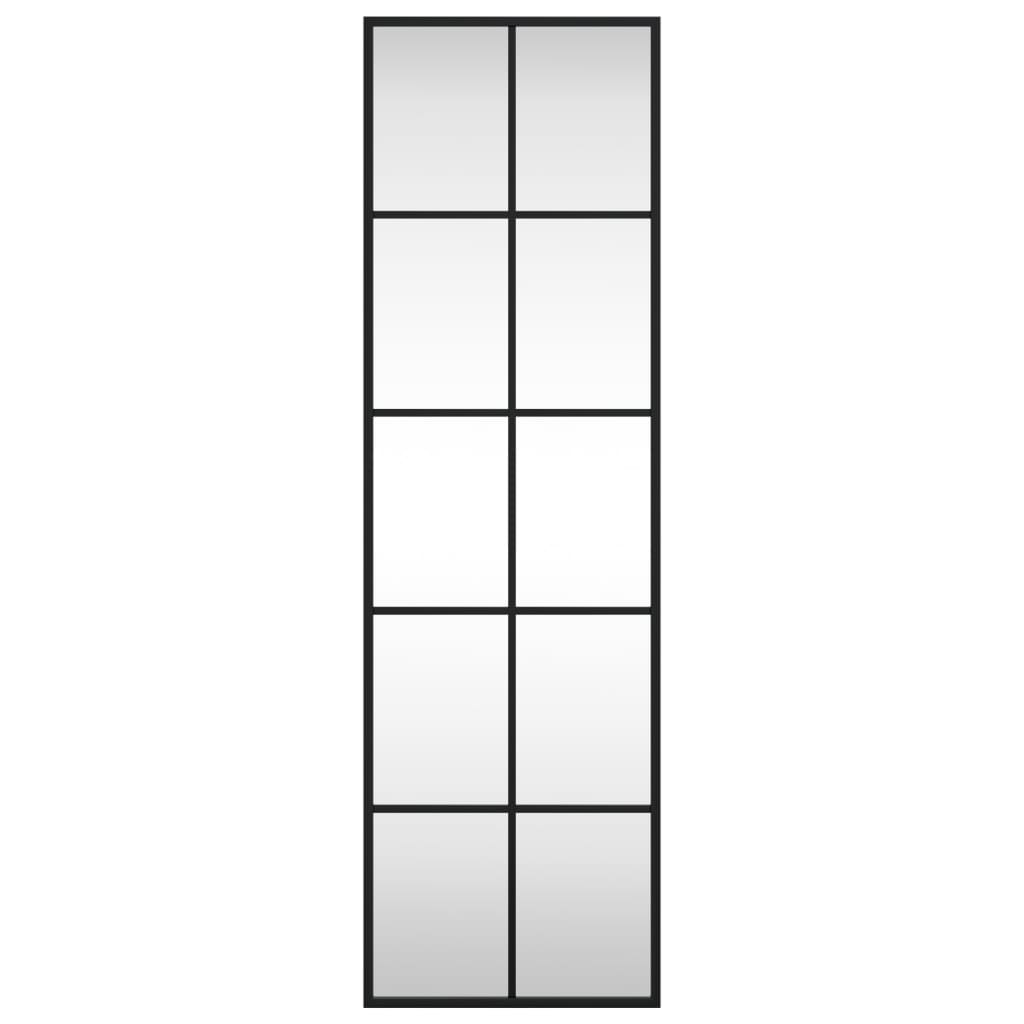 Wandspiegel Schwarz 60x40 cm Metall