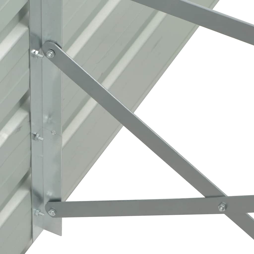 Hochbeet Anthrazit 160 x 80 x 77 cm Verzinkter Stahl