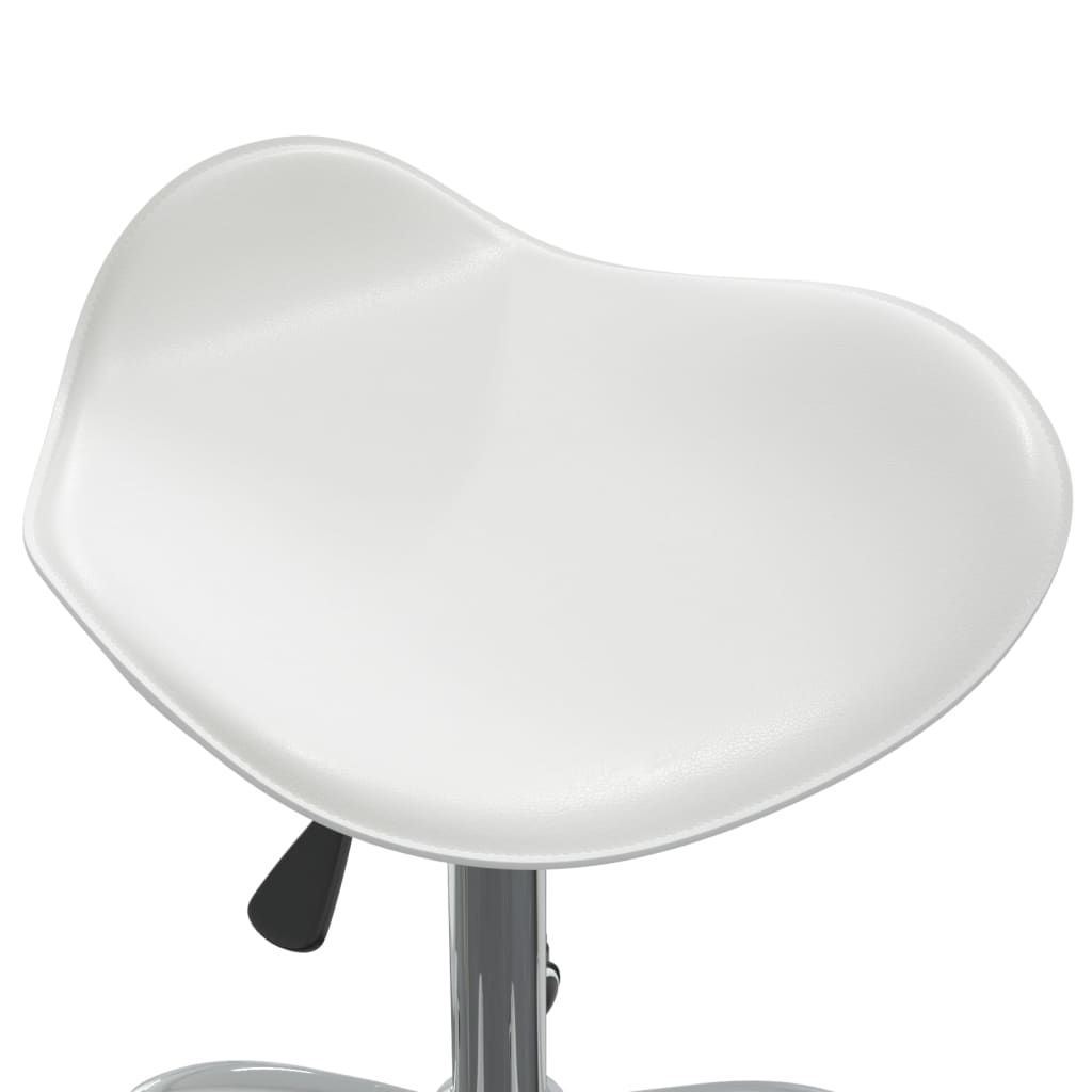 Bürostuhl Creme Kunstleder