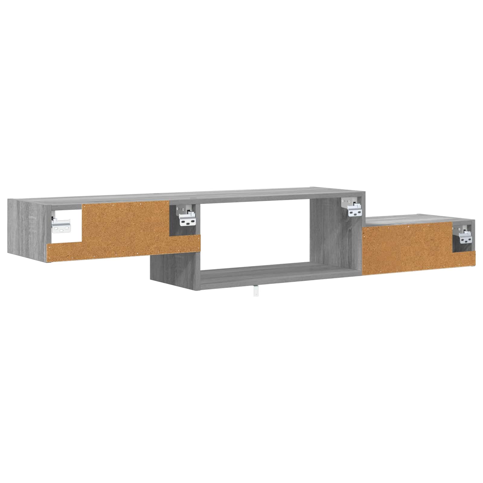 Wandmontierter TV-Schrank Wandhalterung Weiß 150 x 28 x 26 cm