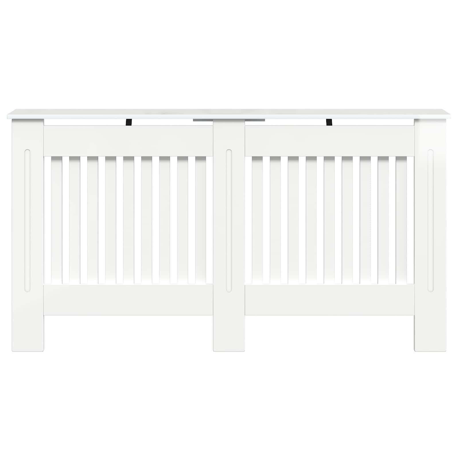 Holzwerkstoff Heizkörper-Abdeckung Heizkörperverkleidung 112 cm, weiß