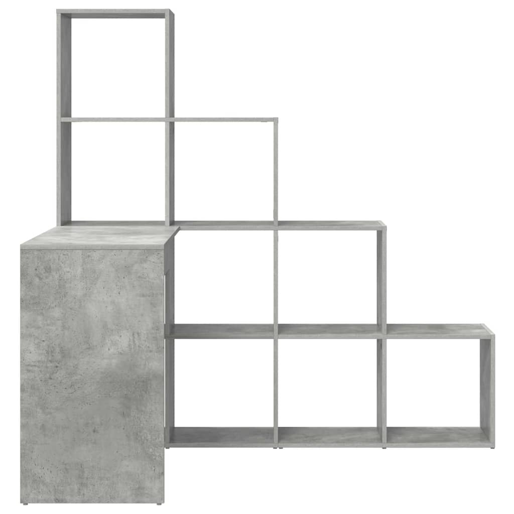 Eck-Schreibtisch Schwarz Eichen-Optik 101,5 x 149,5 x 149,5 cm