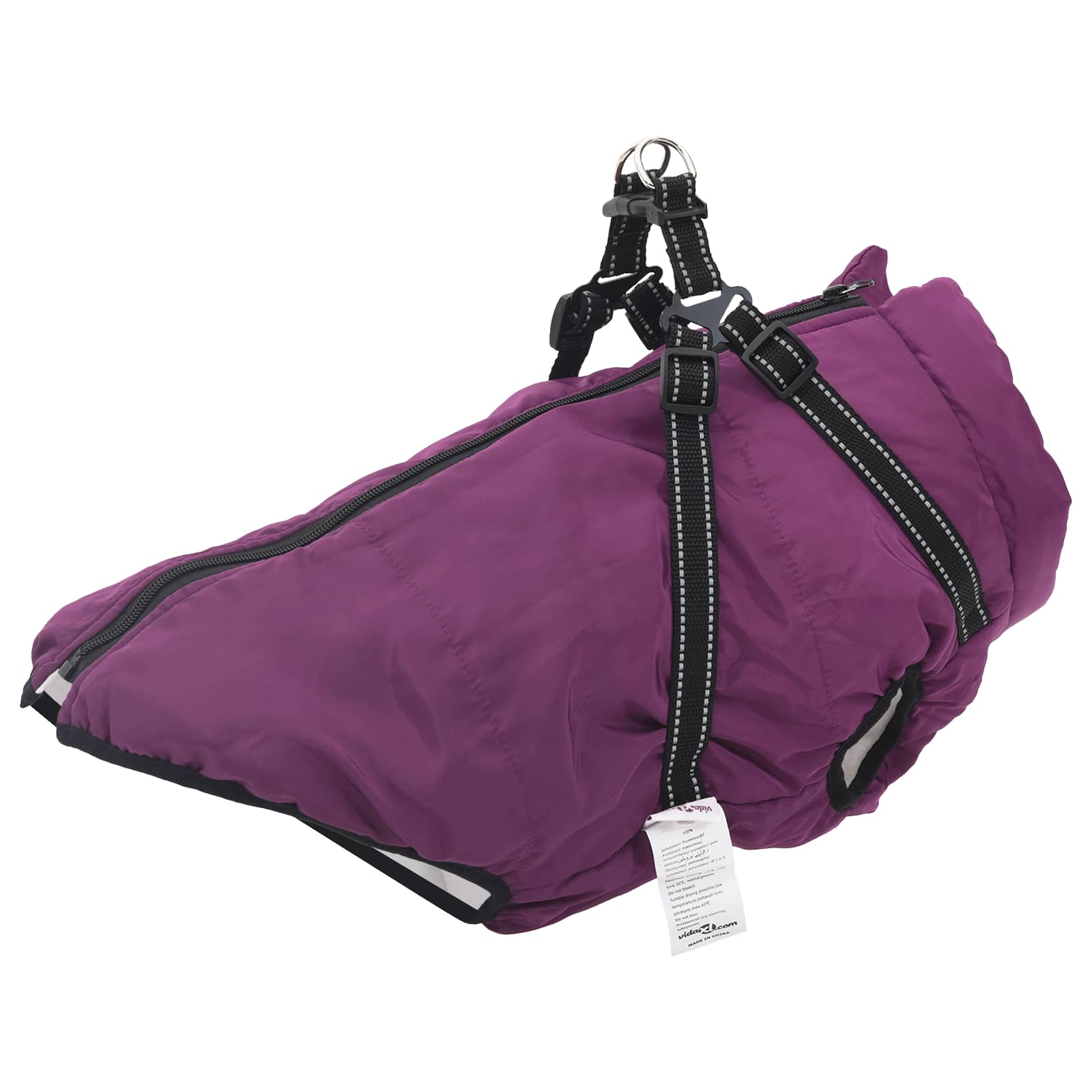 Hundemantel Rot L24 Fleece und Polyester