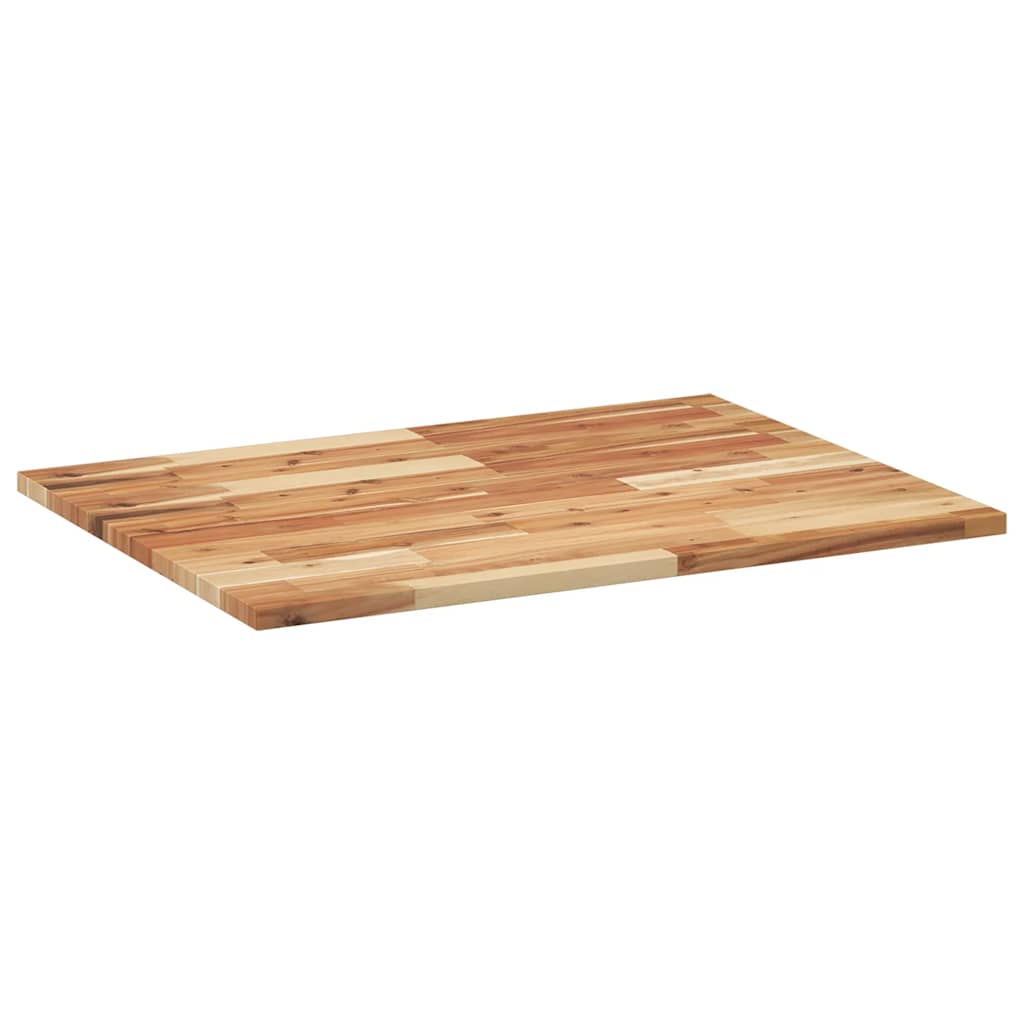 Tischplatte Rechteckig 60x50x2 cm Massivholz Akazie