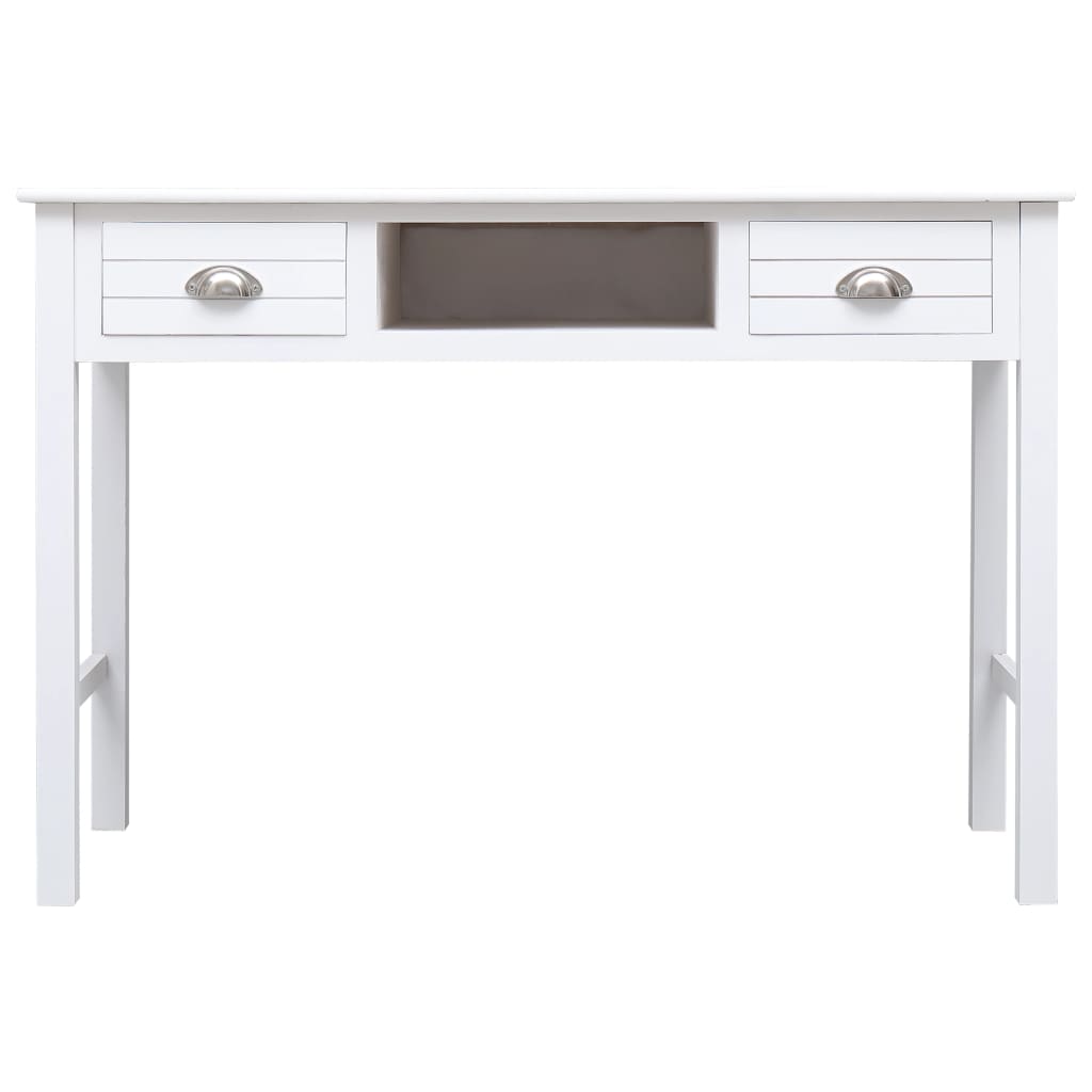 Schreibtisch Grau 110×45×76 cm Holz