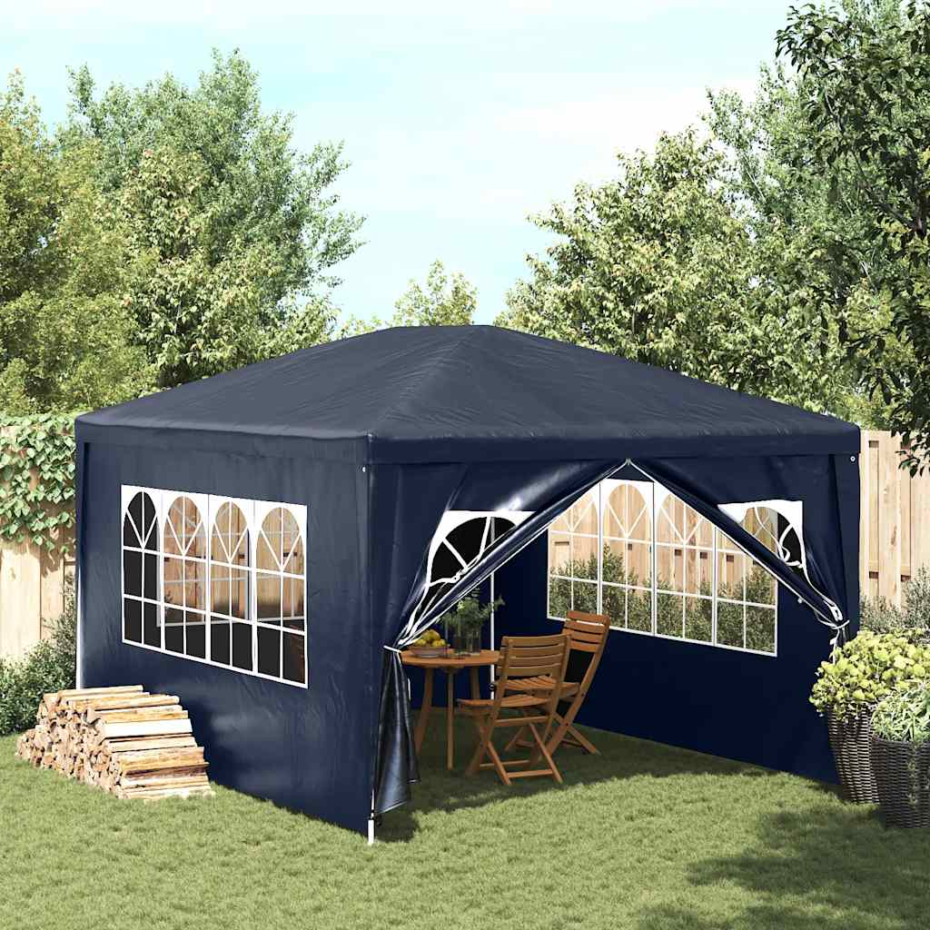Party-Zelt 400 x 300 x 255 cm Rot PE und Stahl