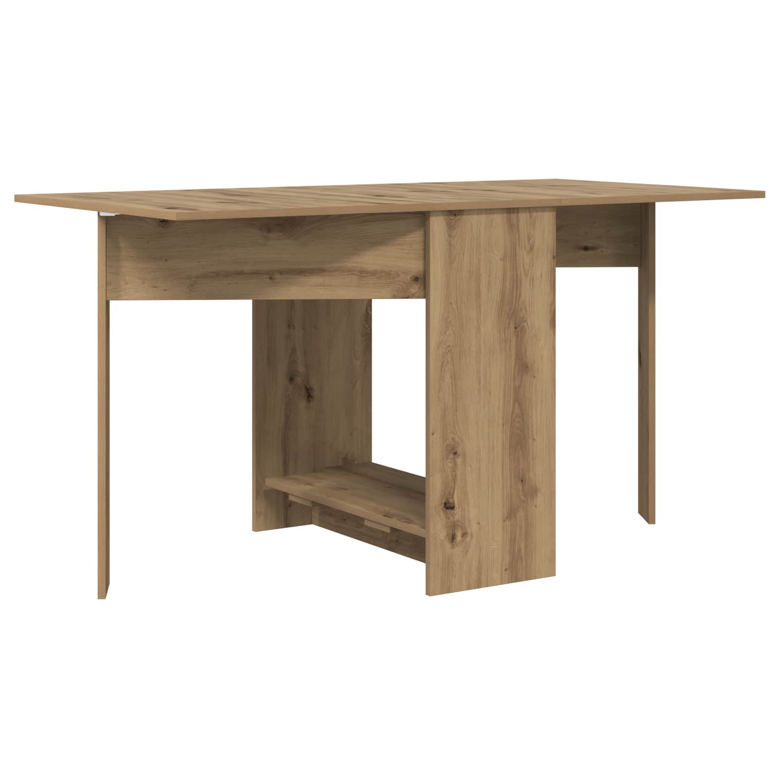 Esstisch 138 x 70 x 73,5 cm Holzwerkstoff Weiß Rechtwinklig