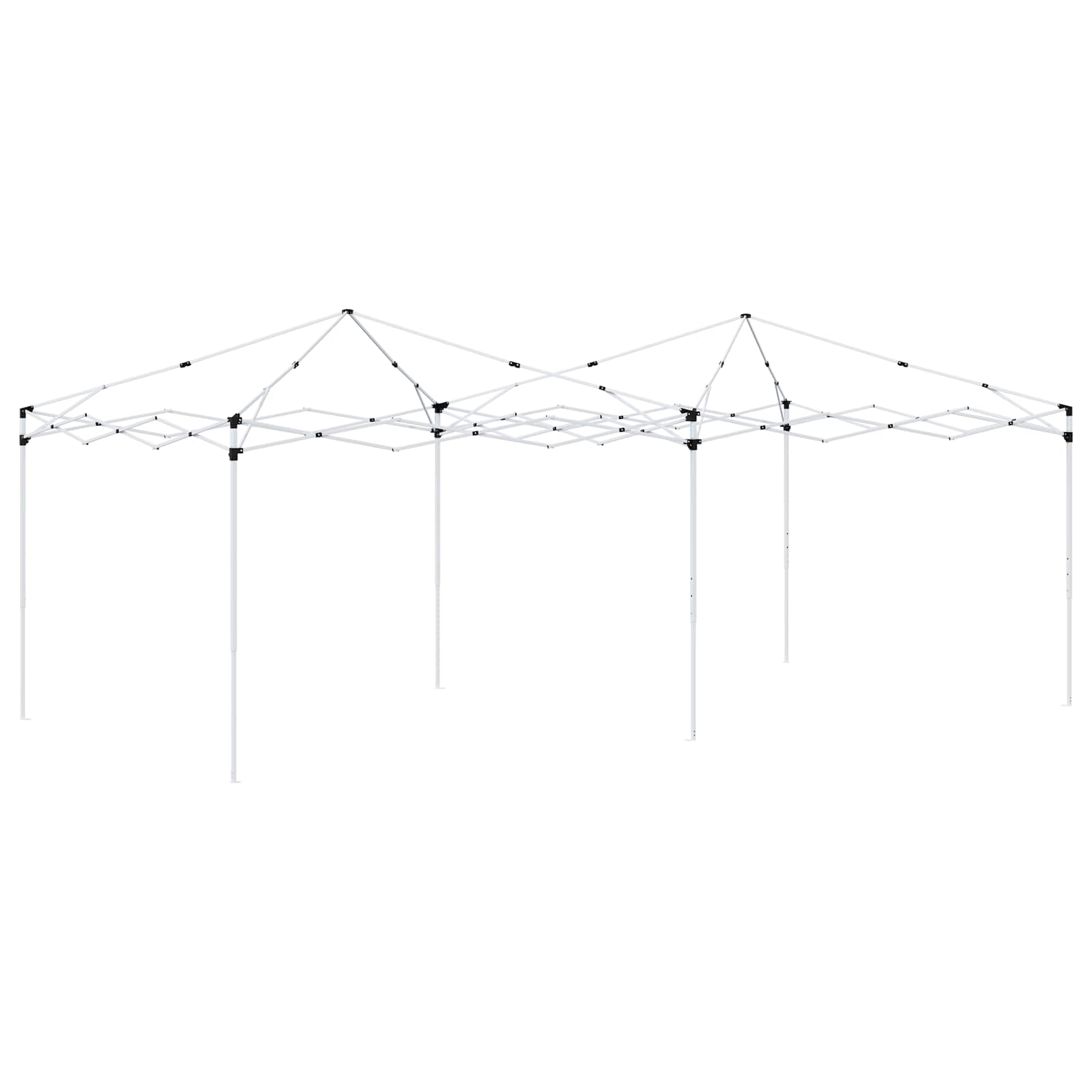 Pop-up Partyzelt 575 x 288 x 245 cm Creme Oxford-Stoff