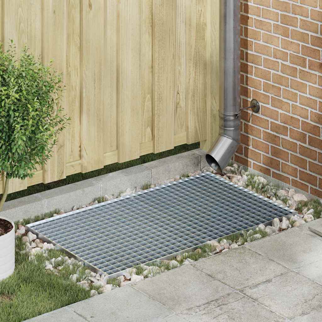 Gitter Silber 50 x 35 x 2 cm Feuerverzinkter Stahl