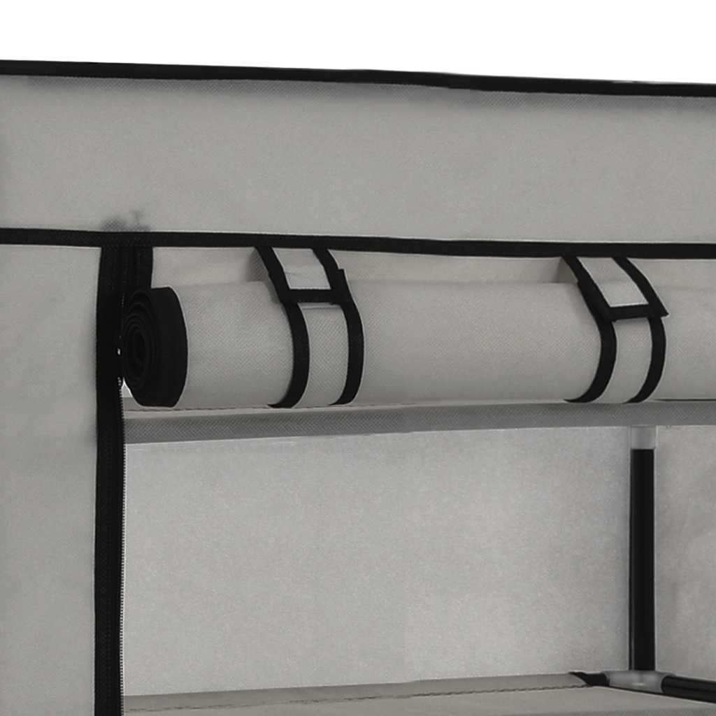 Schuhschrank Schuhregal Schuhablage 5 Schicht 58 x 28 x 106 cm Schwarz