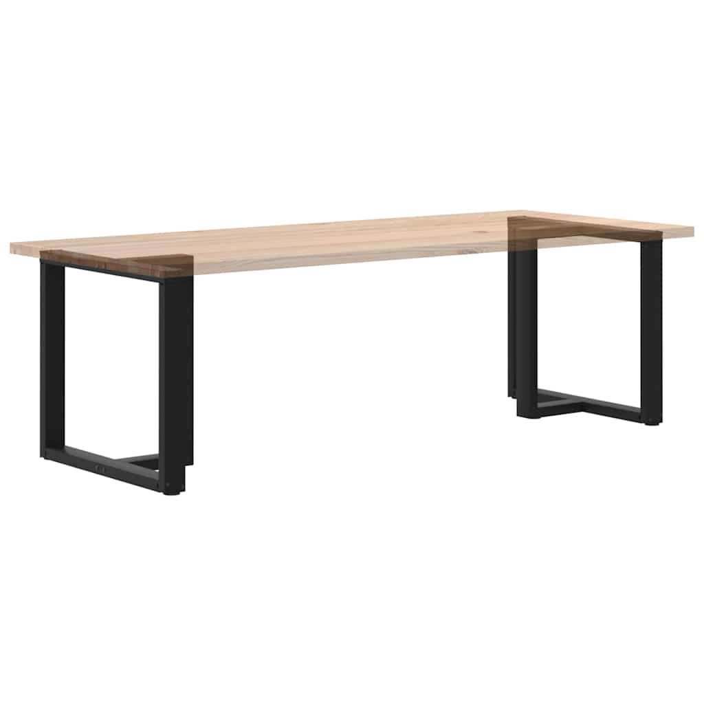Couchtischbeine T-Form 2 Stk. Schwarz 30x25x(30-31) cm Stahl